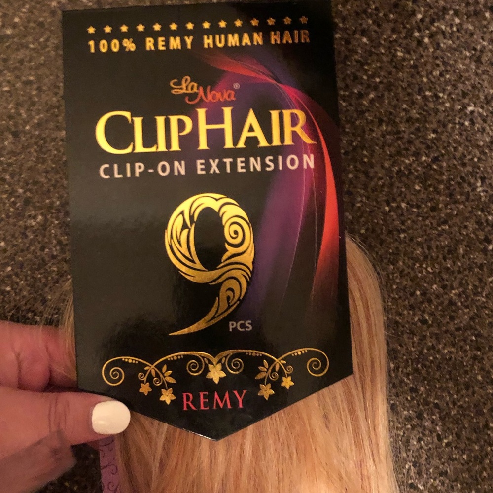 Extensions clip on Remy hair